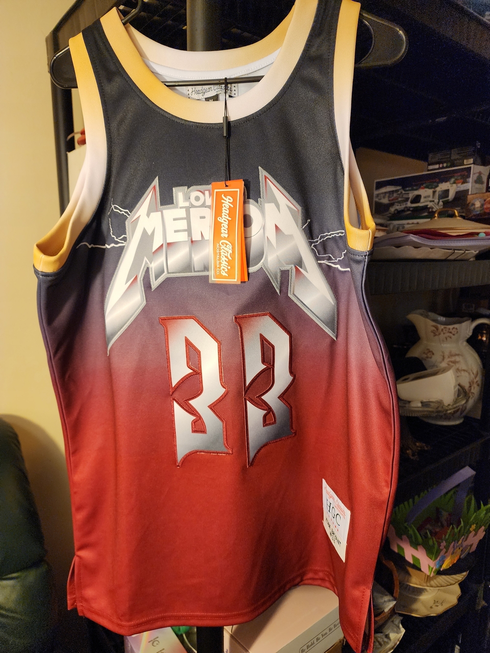 Kobe Bryant #33 Lower Merion HS Basketball Jersey Headgear Classics Size Medium
